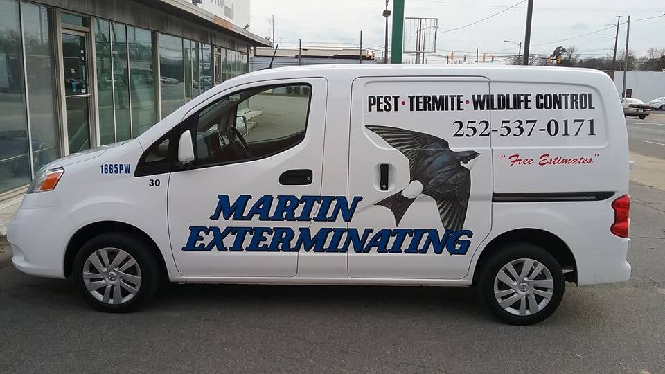 Martin Exterminating company vehicle